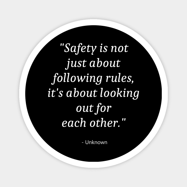 National Safety Day Magnet by Fandie